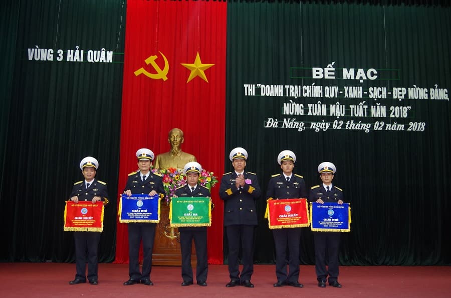 Vùng 3 Hải quân bế mạc hội thi “Doanh trại chính quy, xanh, sạch, đẹp”