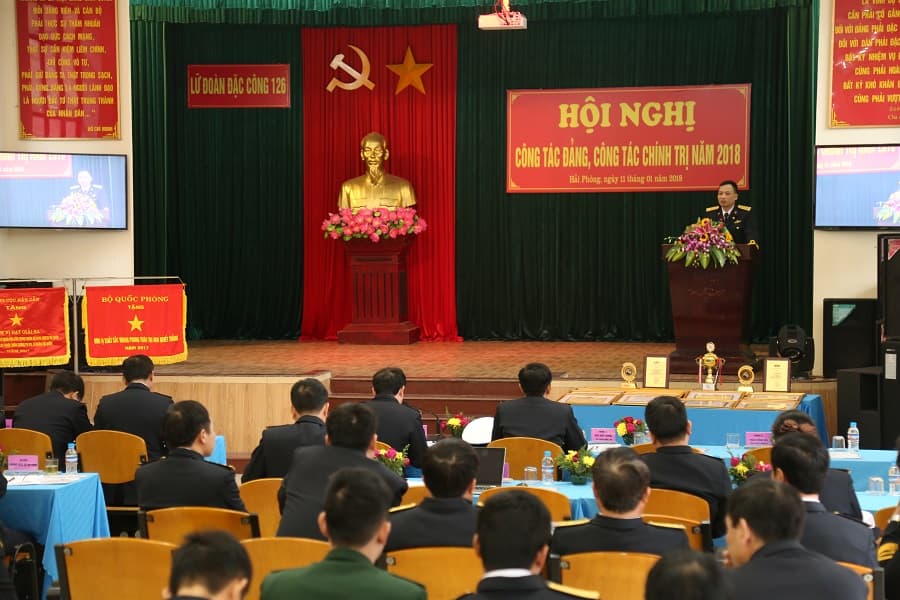 Lữ đoàn Đặc công Hải quân 126: Triển khai nhiệm vụ Công tác đảng, công tác chính trị năm 2018