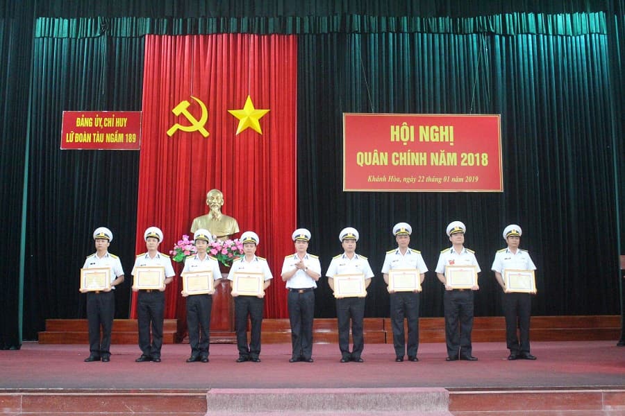 Lữ đoàn tàu ngầm 189 hoàn thành tốt nhiệm vụ năm 2018