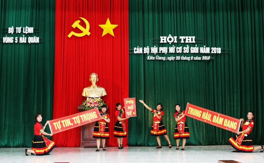 Hội thi cán bộ phụ nữ cơ sở giỏi Vùng 5 Hải quân năm 2018