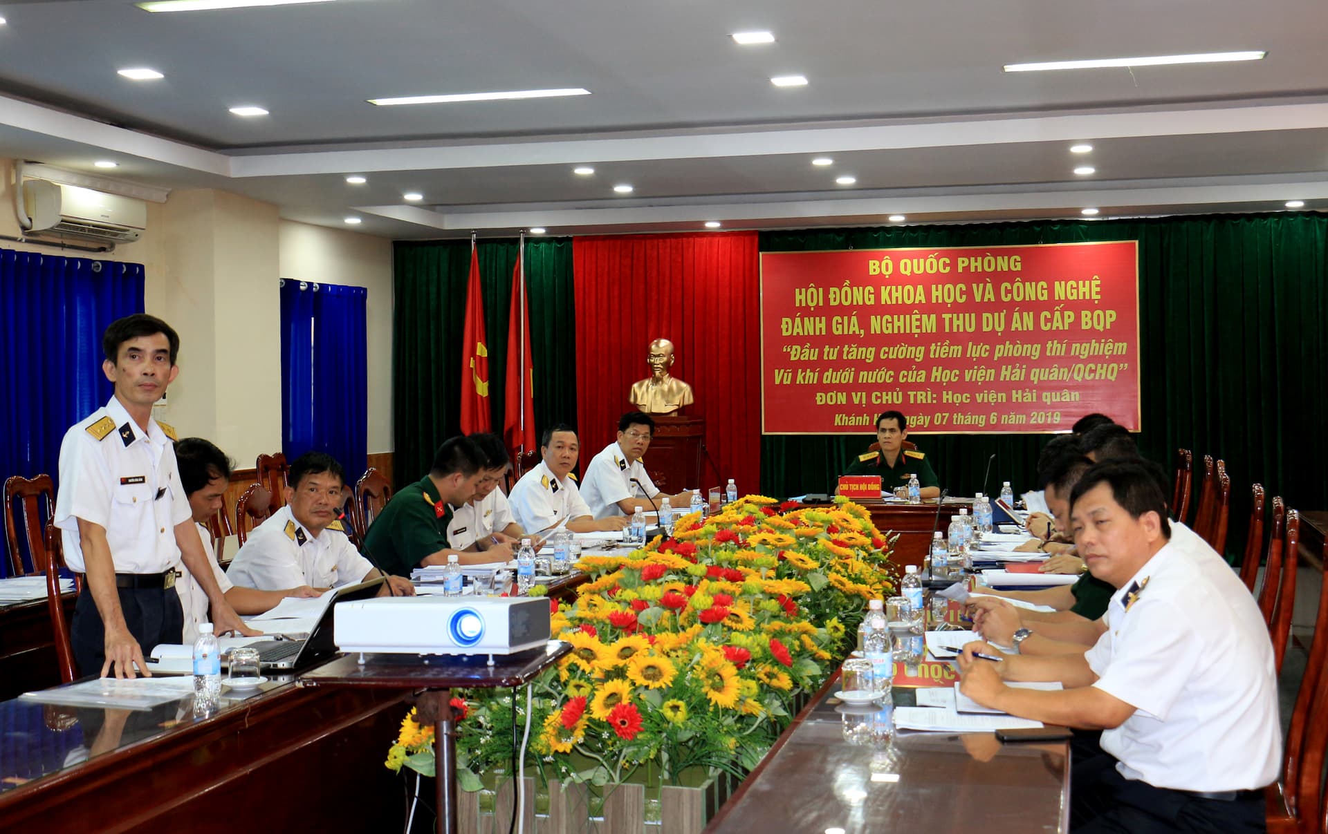 Đánh giá, nghiệm thu dự án: “Đầu tư tăng cường tiềm lực phòng thí nghiệm vũ khí dưới nước của Học viện Hải quân”