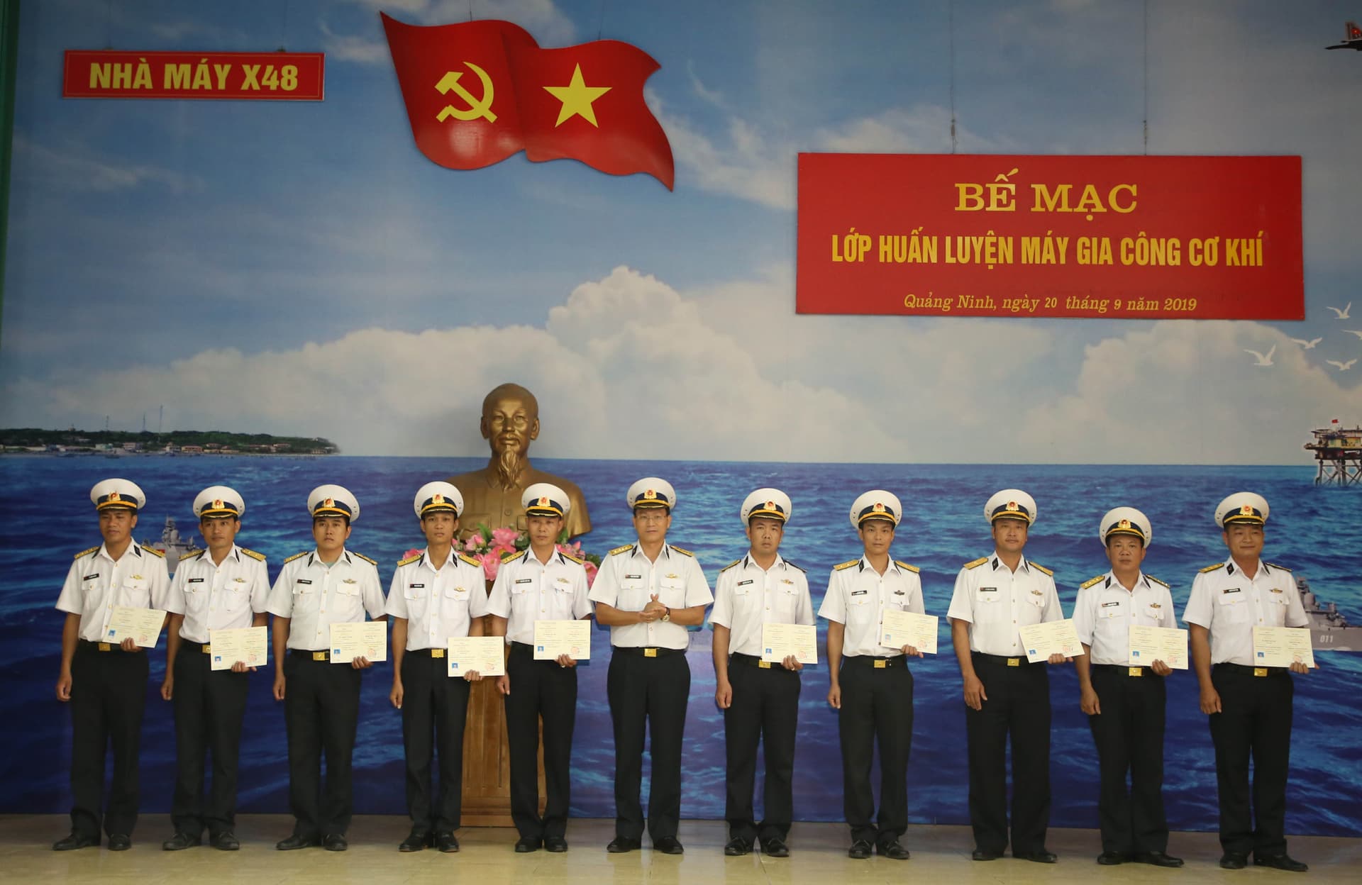 Cục Kỹ thuật Hải quân: Bế mạc khóa huấn luyện máy gia công cơ khí