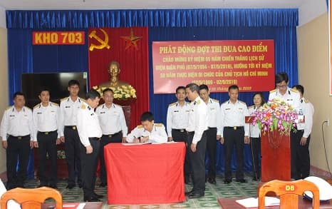 Các đơn vị phát động thi đua cao điểm “Luyện quân, lập công, quyết thắng”