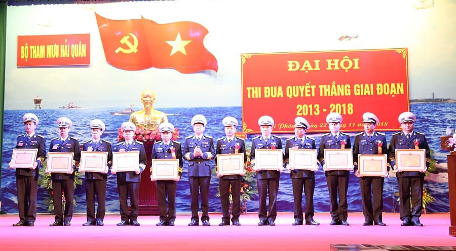 Bộ Tham mưu Hải quân: Đại hội thi đua Quyết thắng giai đoạn 2013-2018