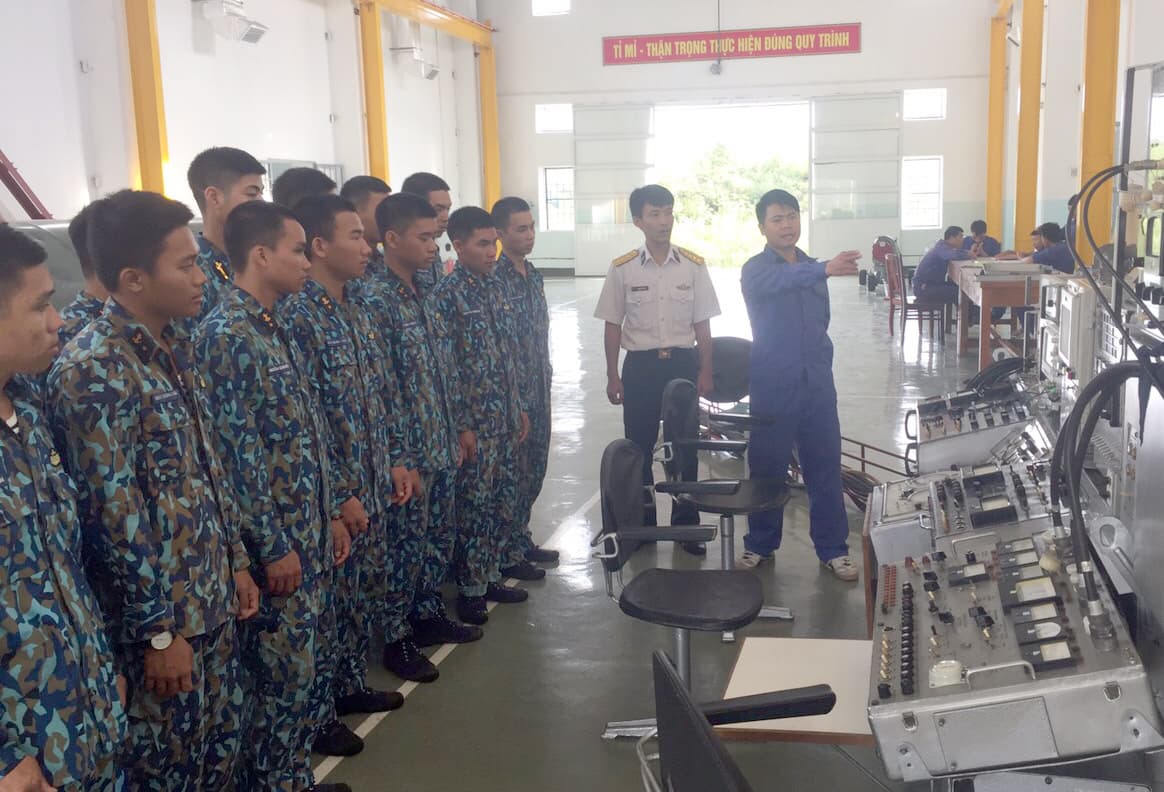 Trung tâm Huấn luyện Vùng 4 Hải quân: Tổ chức cho 350 học viên chuyên môn kỹ thuật thực tập