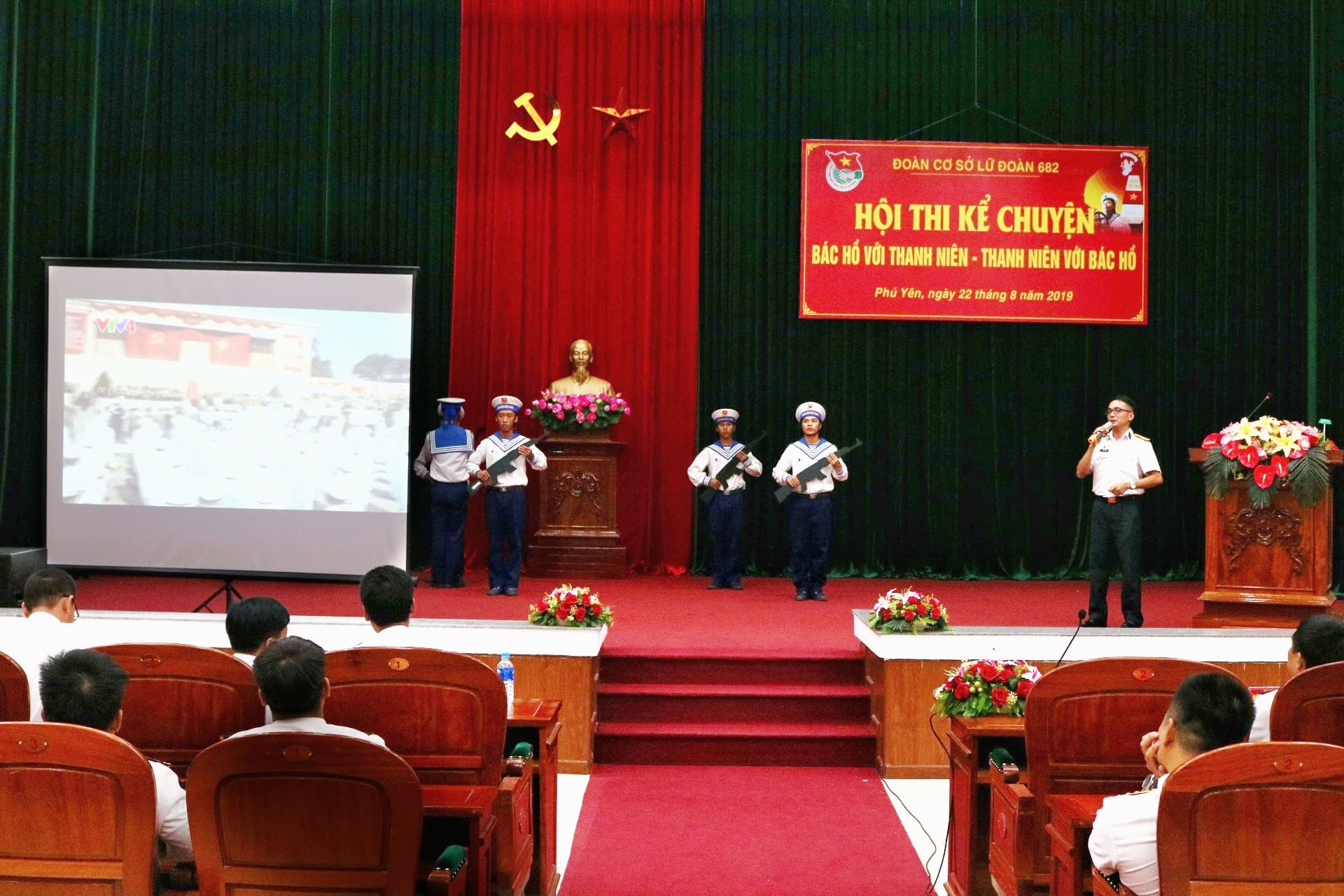 Lữ đoàn 682 sôi nổi Hội thi kể chuyện "Bác Hồ với thanh niên - thanh niên với Bác Hồ"