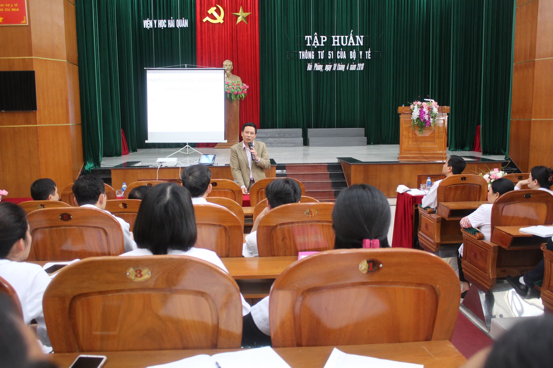 Viện Y học Hải quân tập huấn phòng, chẩn đoán và xử trí phản vệ