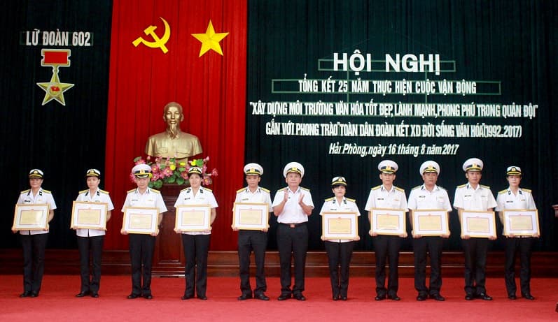 Lữ đoàn 602: Tổng kết 25 năm xây dựng môi trường văn hóa