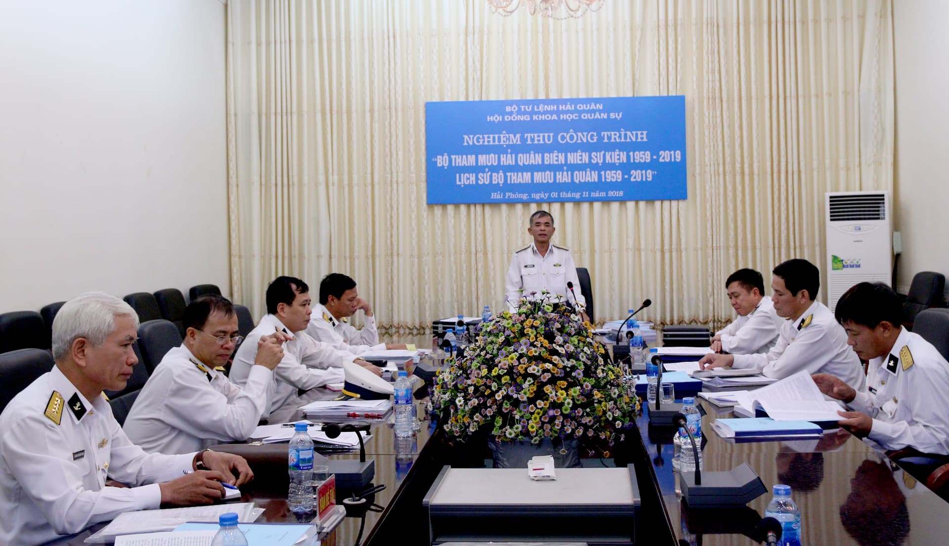 Hội đồng Khoa học Quân sự Hải quân: Nghiệm thu công trình lịch sử