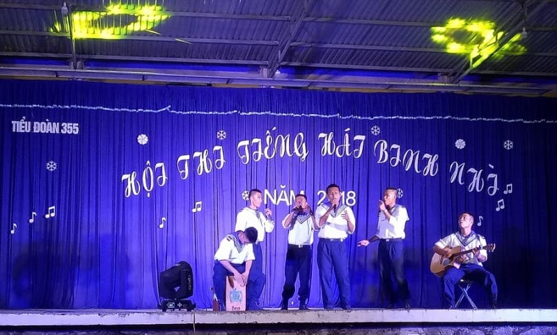 Tiểu đoàn 355, Vùng 3 Hải quân: Hội thi “Tiếng hát và vũ điệu binh nhì”