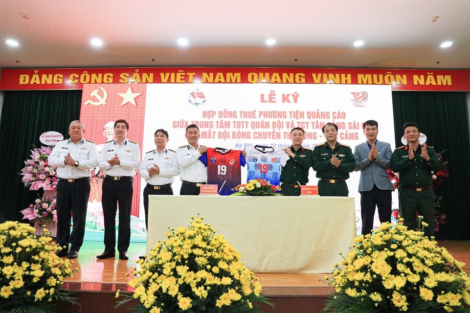 Tân cảng Sài Gòn và Trung tâm TDTT Quân đội: Hợp tác, ra mắt đội bóng chuyền nam Thể Công - Tân  Cảng