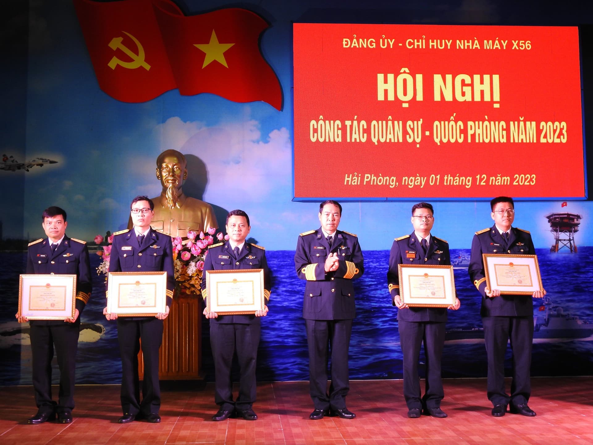Nhà máy X56: Hội nghị quân sự - quốc phòng năm 2023