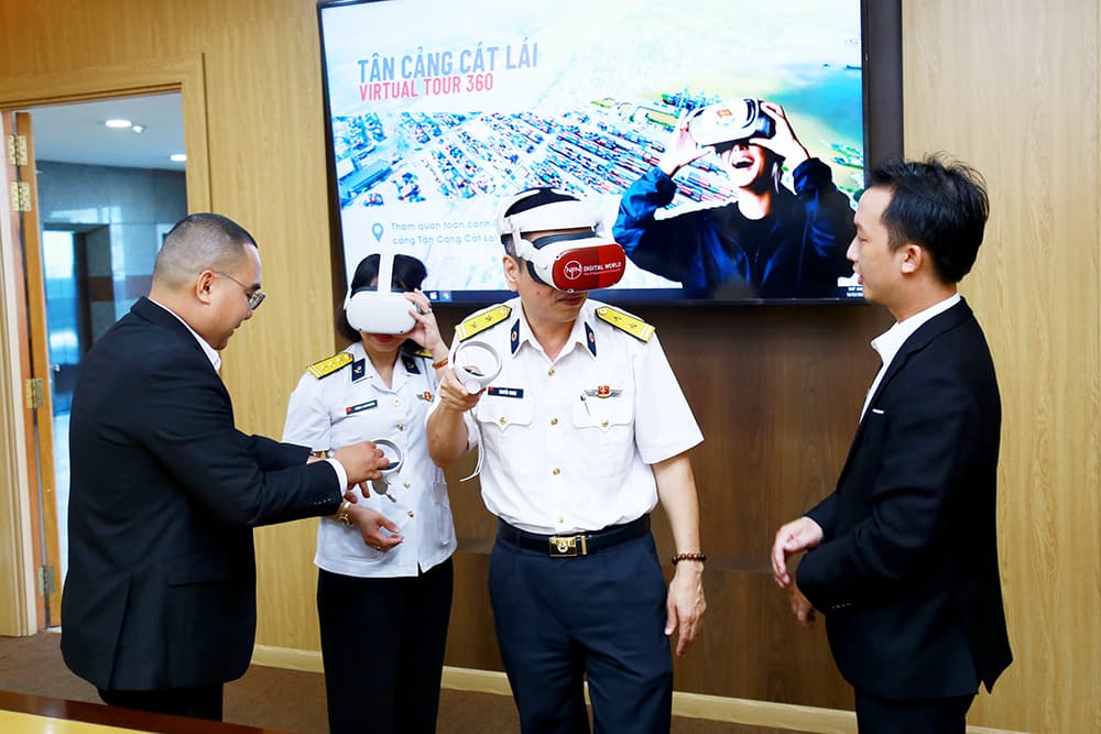 Tân cảng Sài Gòn Golive phần mềm thực tế ảo VR360 cảng Tân cảng Cát Lái