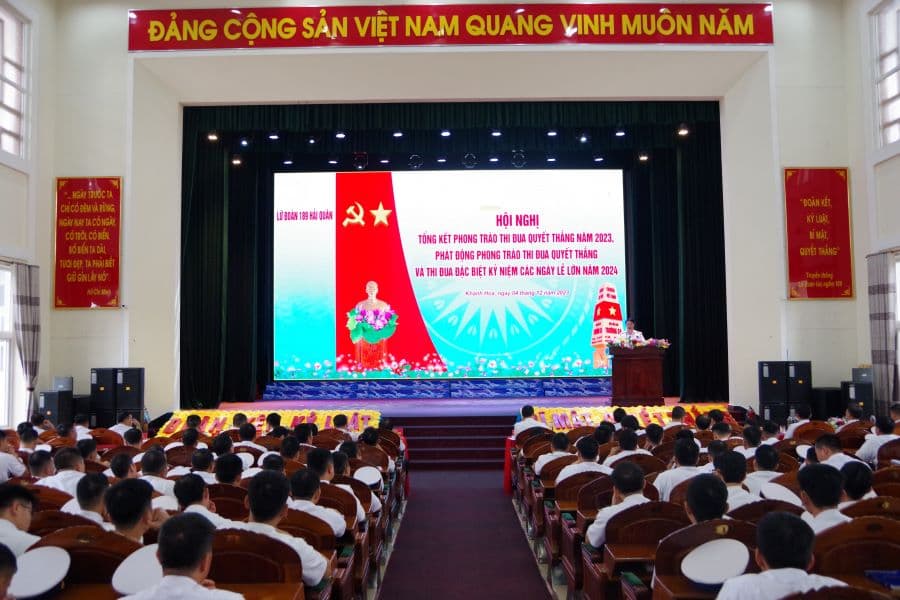 Lữ đoàn 189 được đề nghị Chính phủ tặng Cờ thưởng thi đua năm 2023