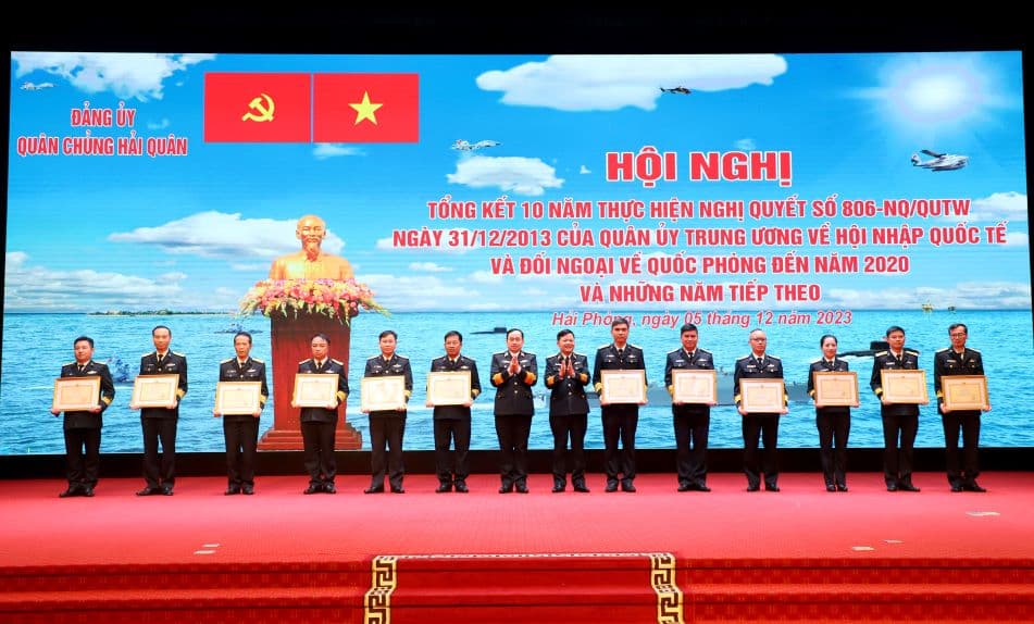 Quân chủng Hải quân tiếp tục đẩy mạnh công tác hội nhập quốc tế và đối ngoại về quốc phòng