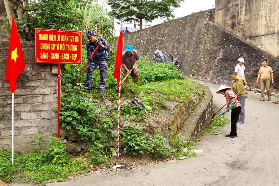 Lữ đoàn 170 thực hiện “Ngày thứ 7 tình nguyện”
