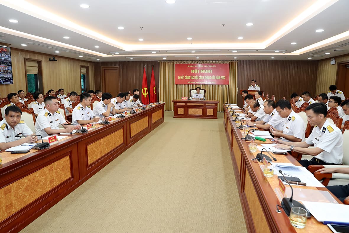 Quân chủng Hải quân: Sơ kết công tác hậu cần 6 tháng đầu năm 2023
