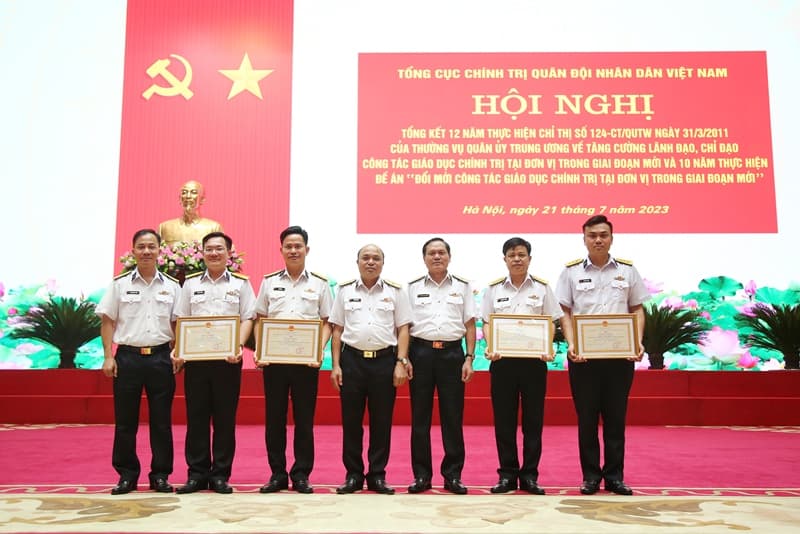 Quân chủng Hải quân giành 2 giải Nhất, 1 giải Nhì tại Hội thi cán bộ giảng dạy chính trị trong Quân đội năm 2023