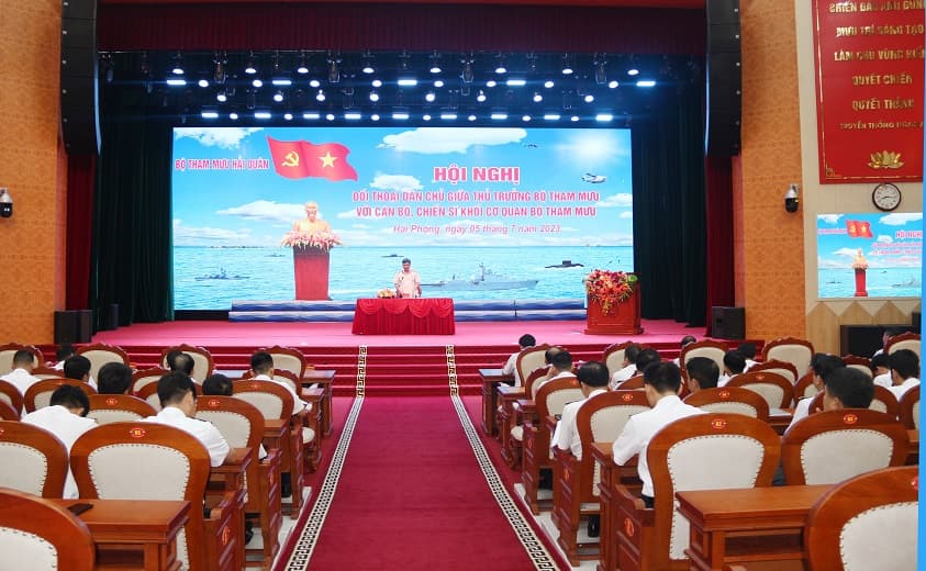 Cơ quan Bộ Tham mưu: Hội nghị đối thoại dân chủ