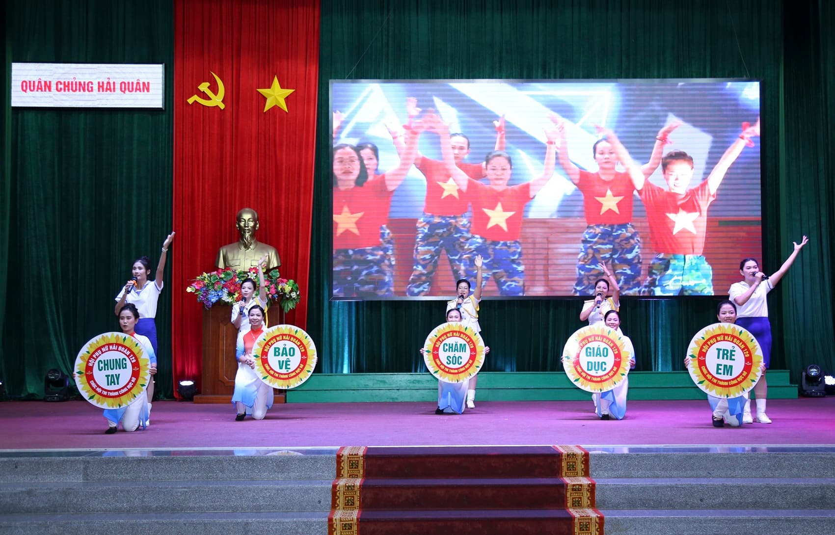 Quân chủng Hải quân: Khai mạc Hội thi cán bộ hội phụ nữ giỏi năm 2023 khu vực phía Nam