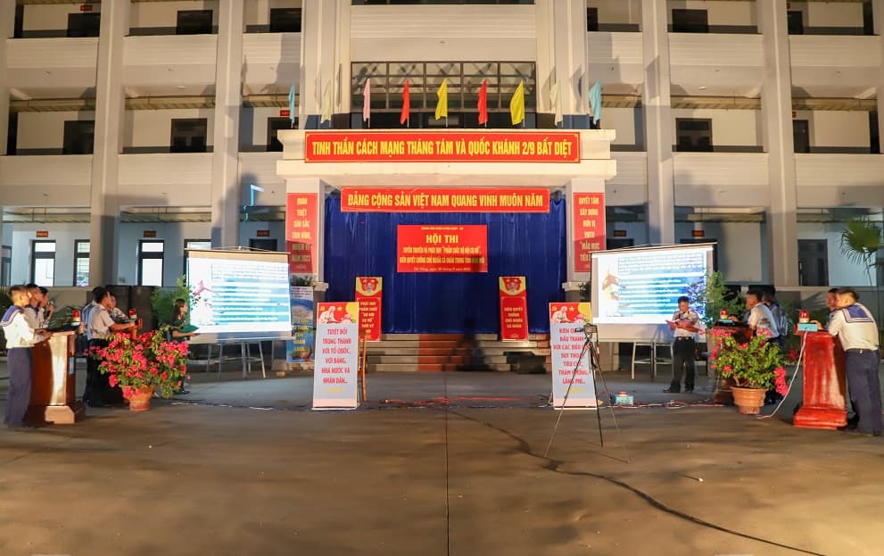 Trung tâm huấn luyện chuyên môn kỹ thuật Vùng 3: Hội thi tuyên truyền về phát huy phẩm chất “Bộ đội Cụ Hồ”