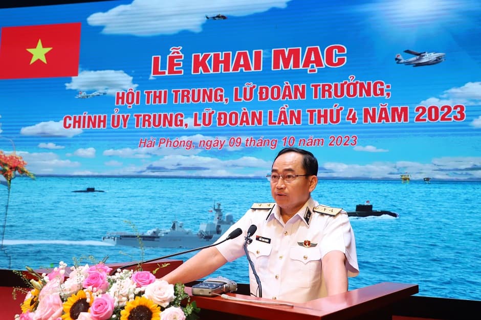 Quân chủng Hải quân: Khai mạc Hội thi trung, lữ đoàn trưởng; chính ủy trung, lữ đoàn lần thứ 4