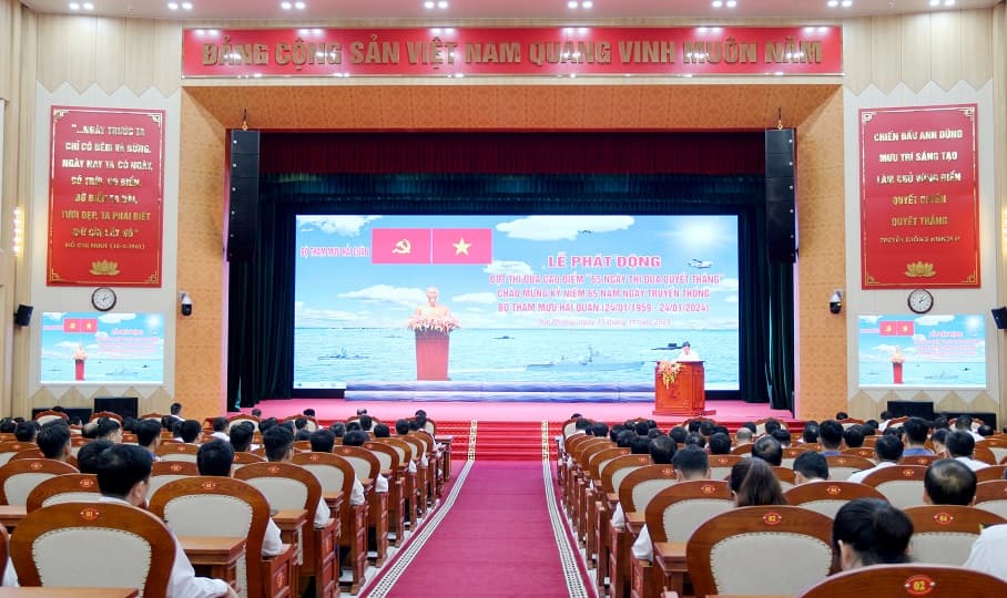 Bộ Tham mưu phát động đợt thi đua cao điểm “65 ngày thi đua quyết thắng”