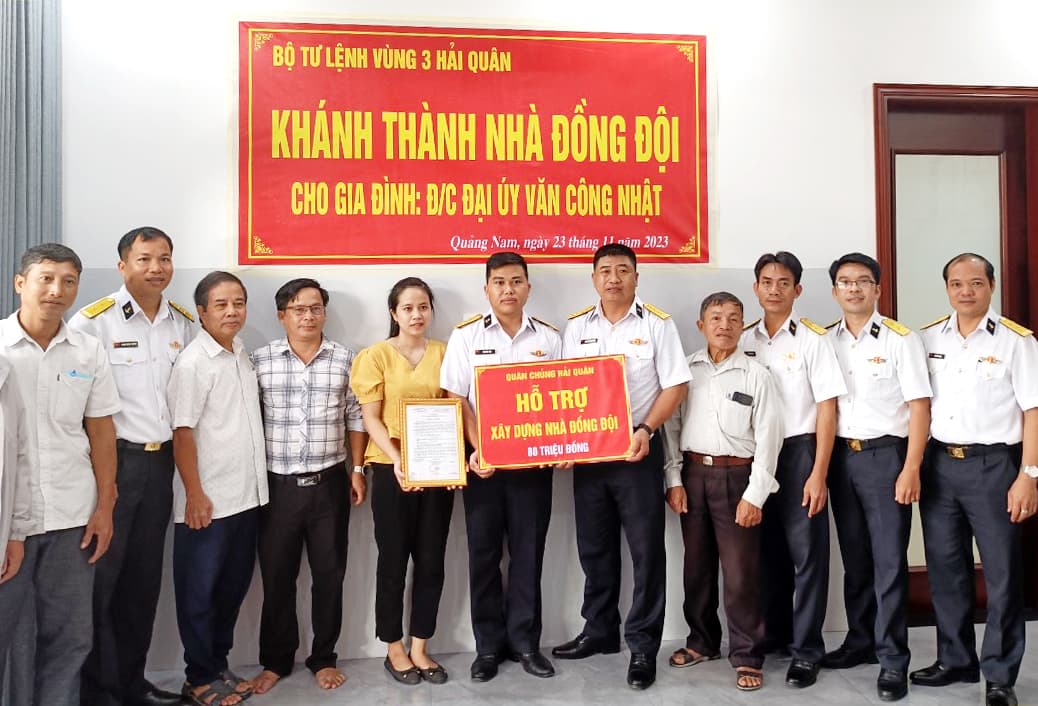 Vùng 3: Khánh thành và bàn giao nhà đồng đội tại Quảng Nam