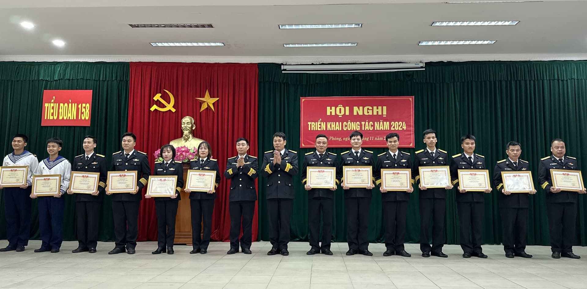 Tiểu đoàn 158: Hội nghị triển khai công tác năm 2024