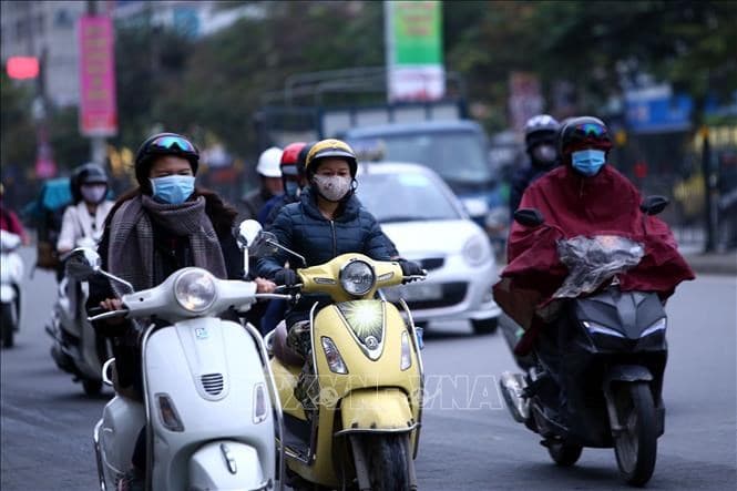 Không khí lạnh ảnh hưởng đến miền Bắc