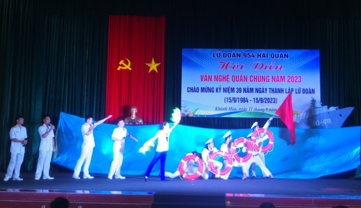 Lữ đoàn 954: Hội diễn văn nghệ quần chúng năm 2023