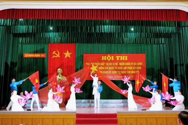 Lữ đoàn 147: Hội thi tuyên truyền phát huy phẩm chất “Bộ đội Cụ Hồ - Người chiến sĩ Hải quân”
