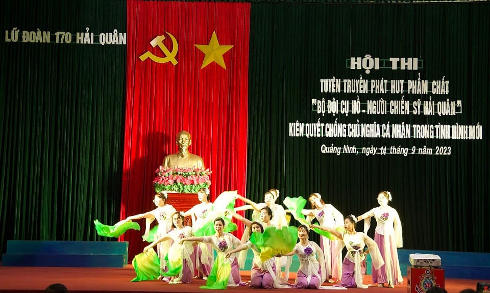 Lữ đoàn 170: Hội thi tuyên truyền về phát huy phẩm chất “Bộ đội Cụ Hồ - Người chiến sĩ Hải quân”