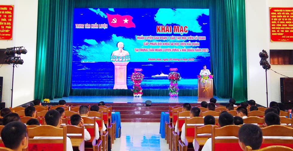 Trung tâm Huấn luyện Vùng 4: Khai mạc huấn luyện giai đoạn 1 đào tạo học viên sĩ quan Khóa 68