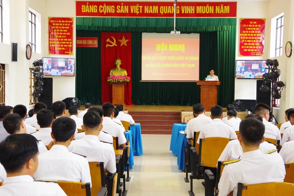 Lữ đoàn 126 tổng kết thực hiện Luật Sĩ quan Quân đội nhân dân Việt Nam