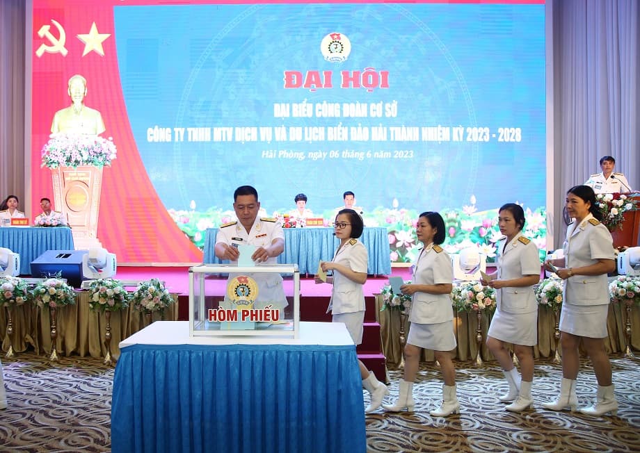 Công ty Hải Thành: Đại hội Công đoàn cơ sở nhiệm kỳ 2023-2028