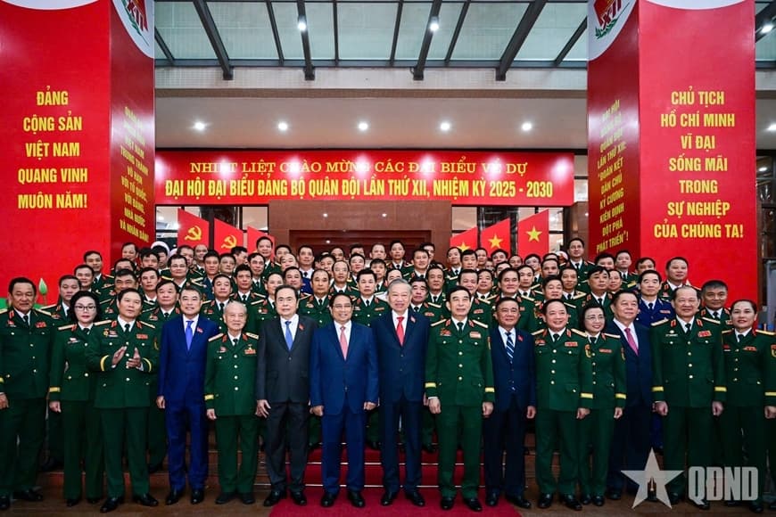 Thư của Đại hội đại biểu Đảng bộ Quân đội lần thứ XII, nhiệm kỳ 2025 - 2030