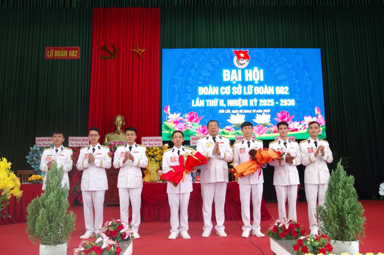 Đại hội Đoàn cơ sở Lữ đoàn 682 nhiệm kỳ 2025-2030