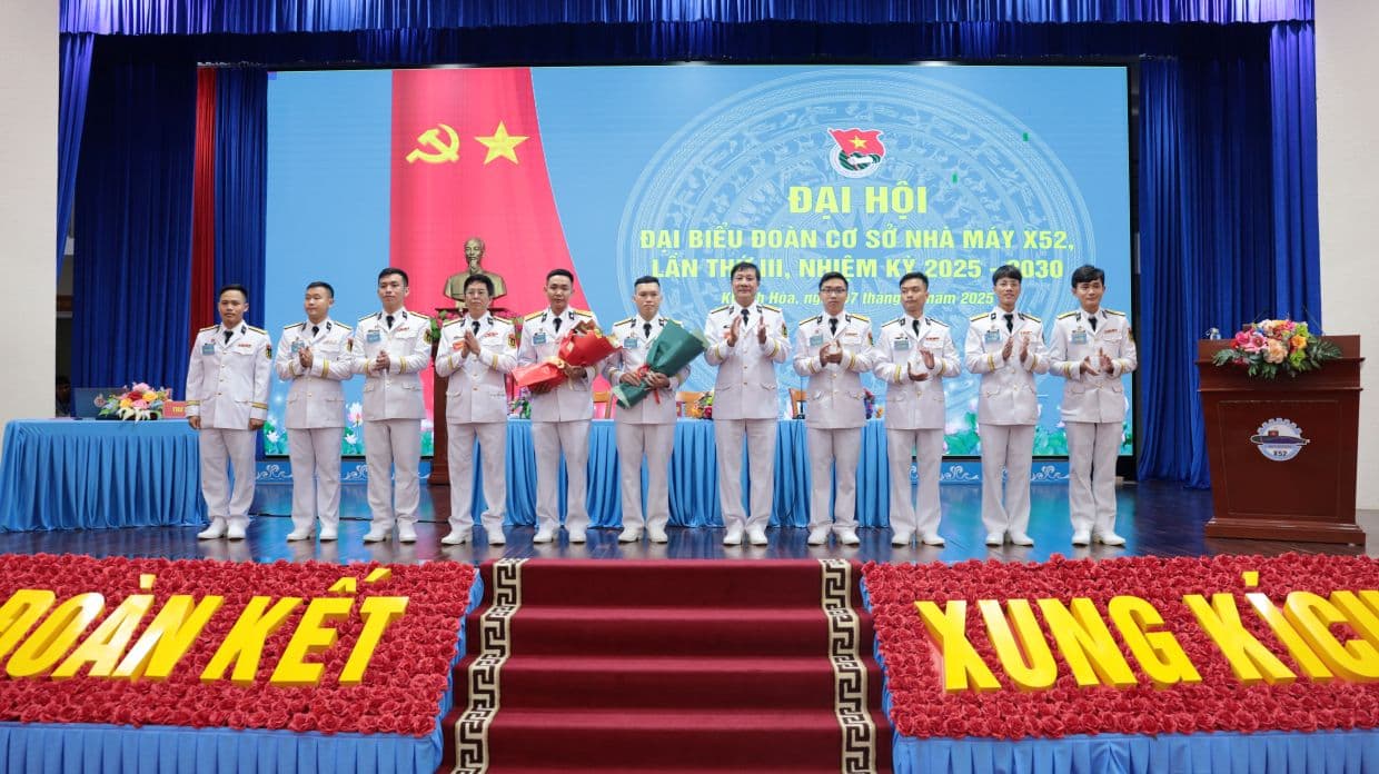 Đại hội Đoàn cơ sở Nhà máy X52 nhiệm kỳ 2025 - 2030