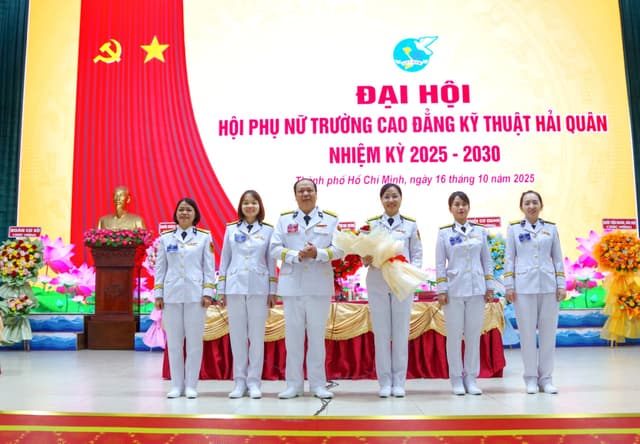 Đại hội Hội phụ nữ Trường Cao đẳng Kỹ thuật Hải quân nhiệm kỳ 2025-2030