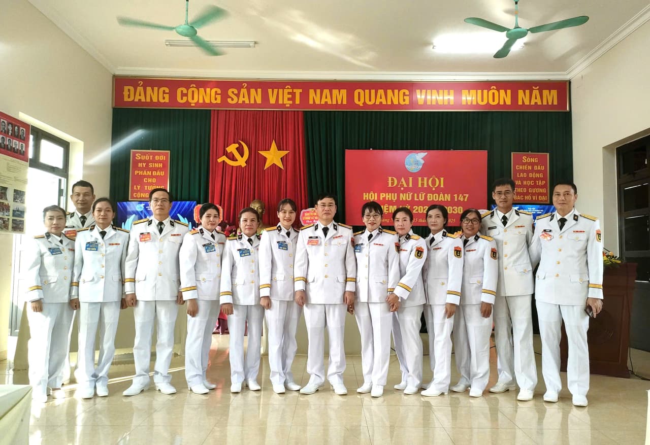 Đại hội Hội phụ nữ Lữ đoàn 147 thành công tốt đẹp