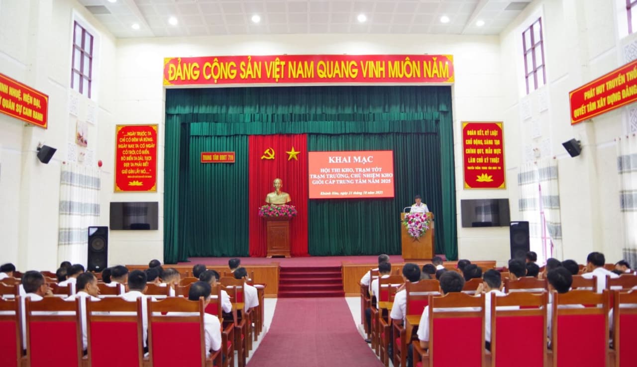 Trung tâm Bảo đảm Kỹ thuật 719: Khai mạc Hội thi kho, trạm tốt, trạm trưởng, chủ nhiệm kho giỏi