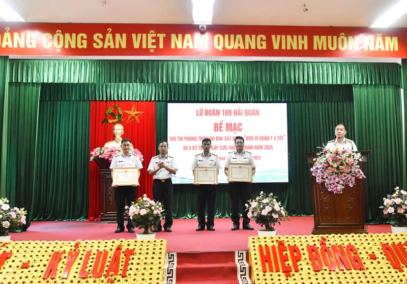Lữ đoàn 169: Hội thi phong trào thi đua “Đơn vị quân y 5 tốt” và 5 kỹ thuật cấp cứu thương binh