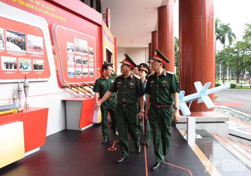 Thượng tướng Trương Thiên Tô kiểm tra công tác chuẩn bị Đại hội Thi đua Quyết thắng toàn quân lần thứ XI