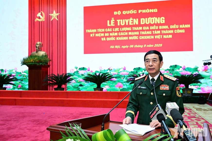 Bộ Quốc phòng tuyên dương các lực lượng tham gia nhiệm vụ A80