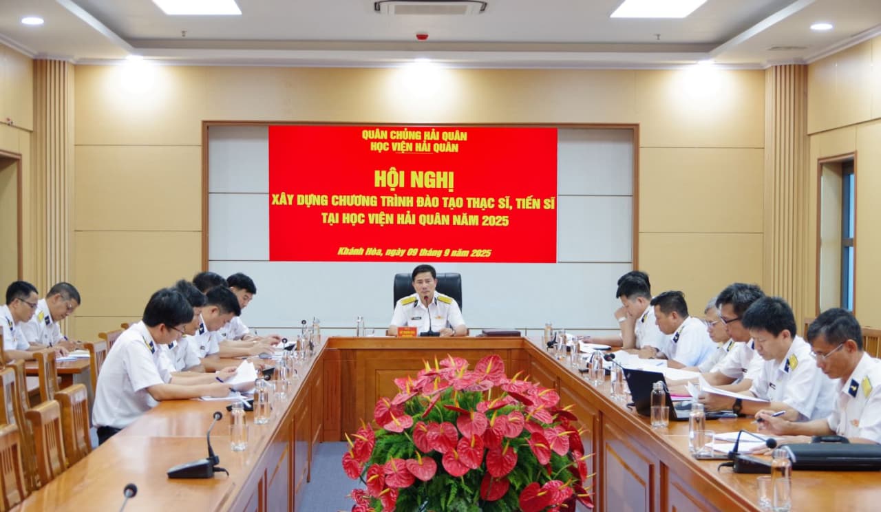 Học viện Hải quân: Xây dựng chương trình đào tạo thạc sĩ, tiến sĩ