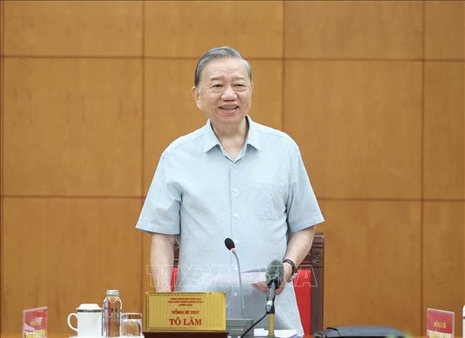 Tổng Bí thư Tô Lâm: Tháo gỡ vướng mắc phát sinh, đảm bảo tính thống nhất, đồng bộ của hệ thống pháp luật