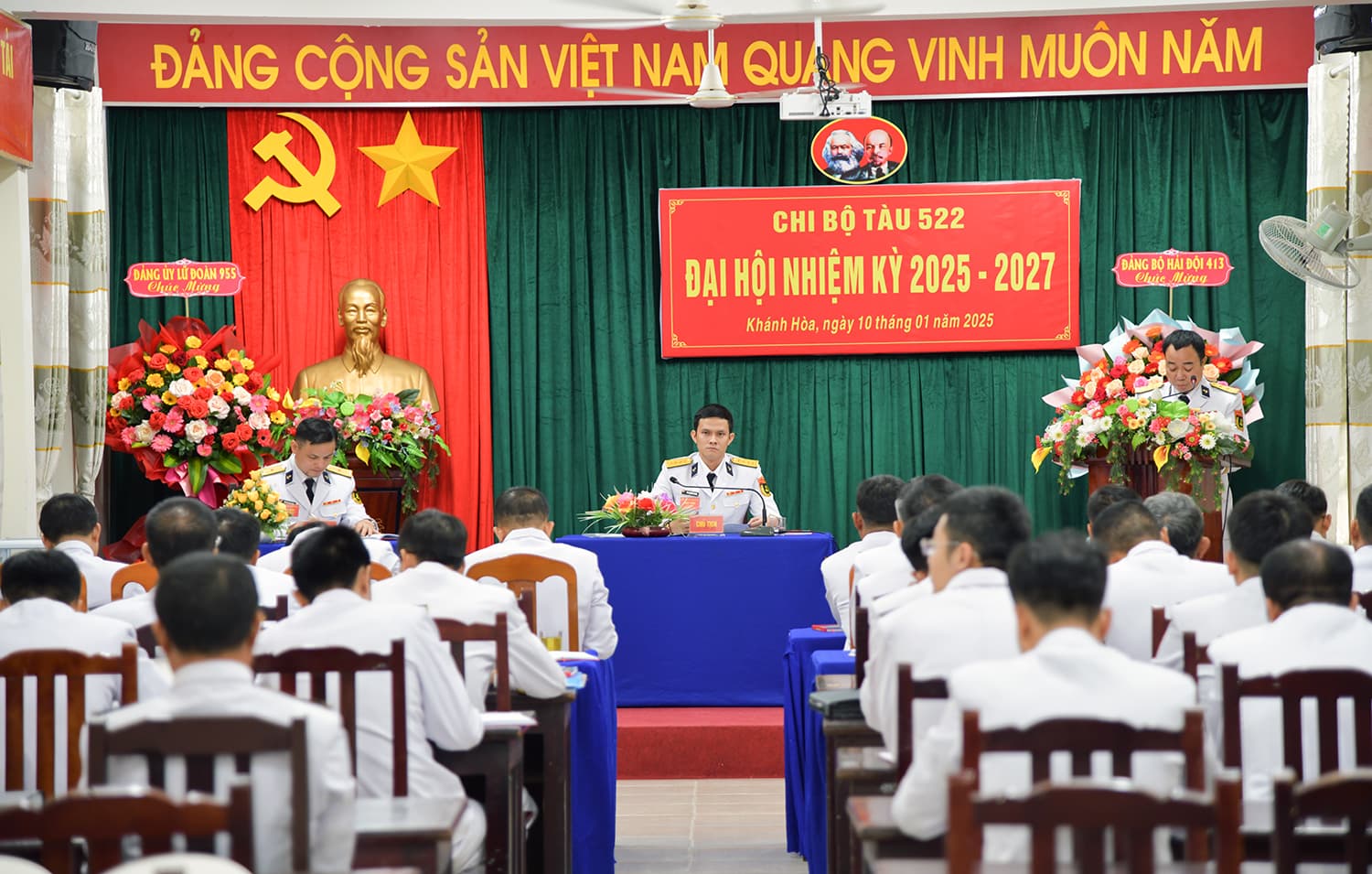 Đại hội chi bộ làm trước tại Lữ đoàn 955