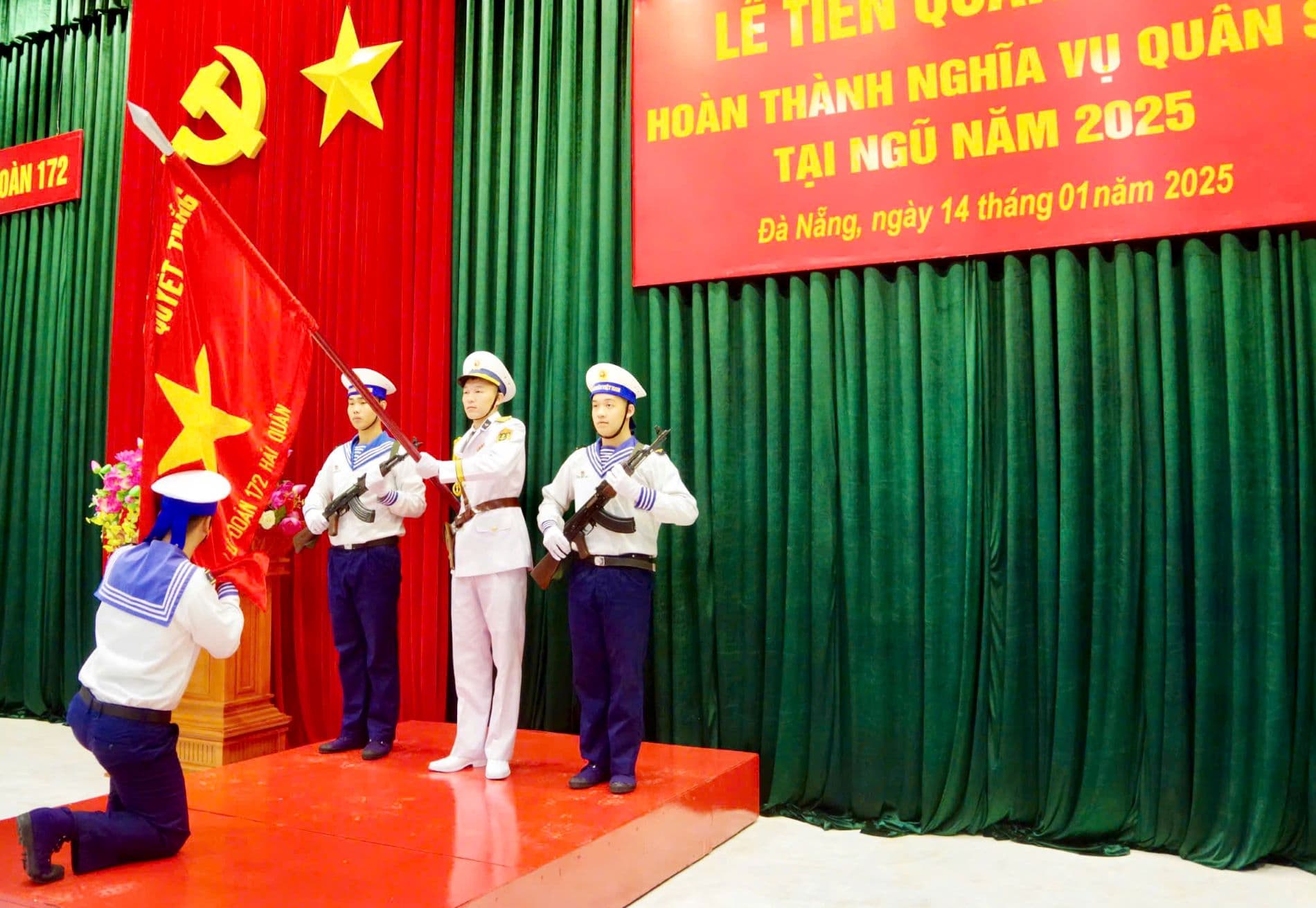 Vùng 3 tổ chức lễ tiễn quân nhân hoàn thành nghĩa vụ quân sự năm 2025