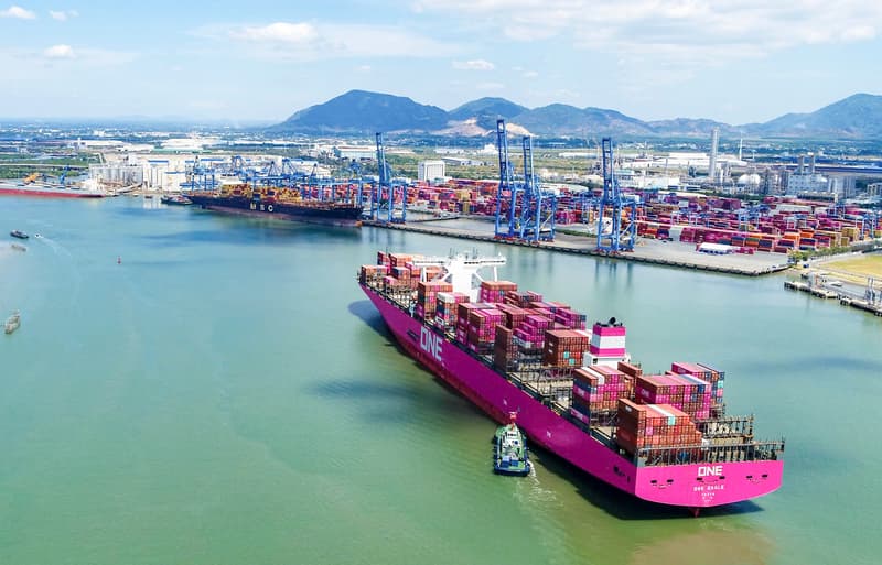 Đón tuyến dịch vụ mới của liên minh Premier khai thác tại cảng TCIT